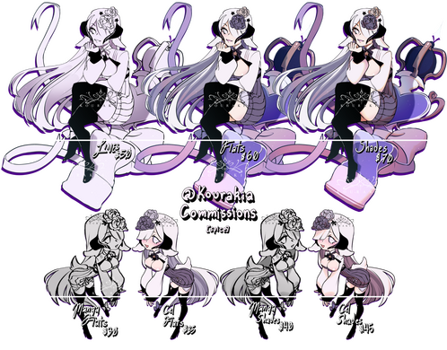 spice type commissions